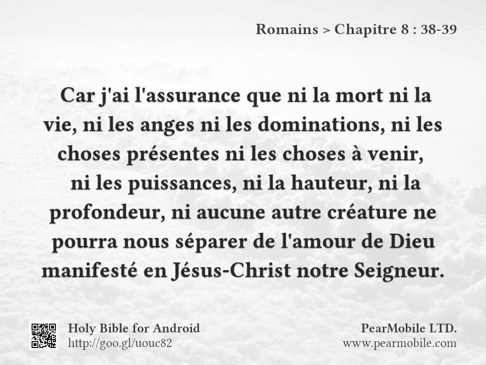 Romains, Chapitre 8:38-39